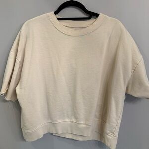 Daily Drills Crop Sleeve Crew